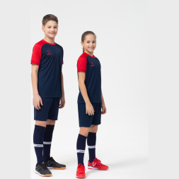 Футболка игровая JÖGEL CAMP Reglan Jersey, темно-синий/красный, детский