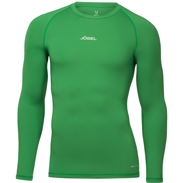 Футболка компрессионная с длинным рукавом JÖGEL CAMP PerFormDRY Baselayer LS Tee, зеленый