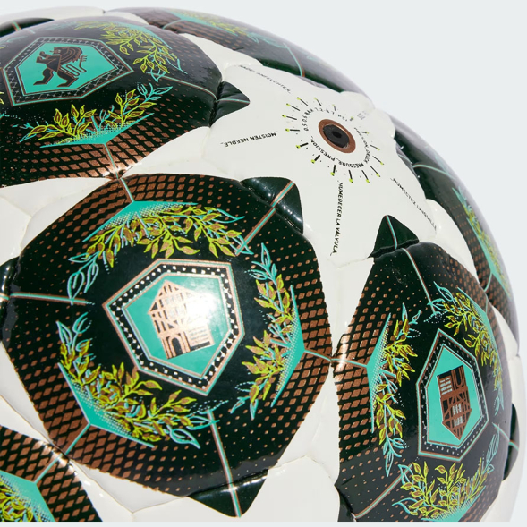 Мяч футзал. ADIDAS UCL Pro Sala JH1294, р.4, FIFA Quality Pro, 32п, ПУ, руч.сш, бело-зеленый