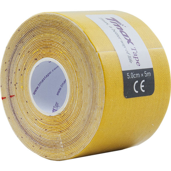 Тейп кинезиологический TMAX Extra Sticky 5 см x 5 м, 423112, телесный