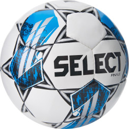 Мяч футб. SELECT Finale V25, 3855160584, р.5, FIFA Basic, 32п, ПУ, руч. сш, бело-синий