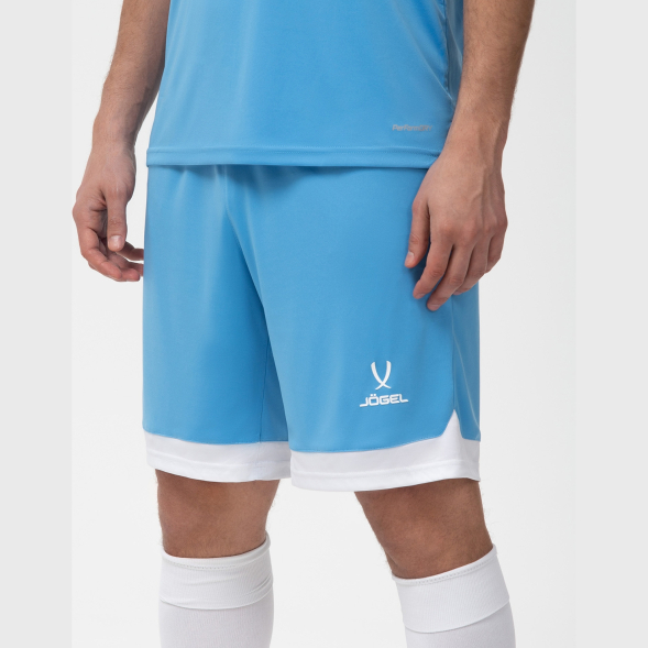 Шорты игровые JÖGEL DIVISION PerFormDRY Union Shorts, голубой/белый/белый