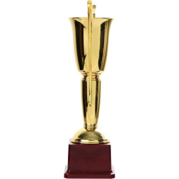 Кубок 181B, зол., подставка пластик, 28 × 14 × 7 см