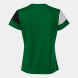 Футболка JOMA CAMISETA MANGA CORTA CREW V VERDE NEGRO