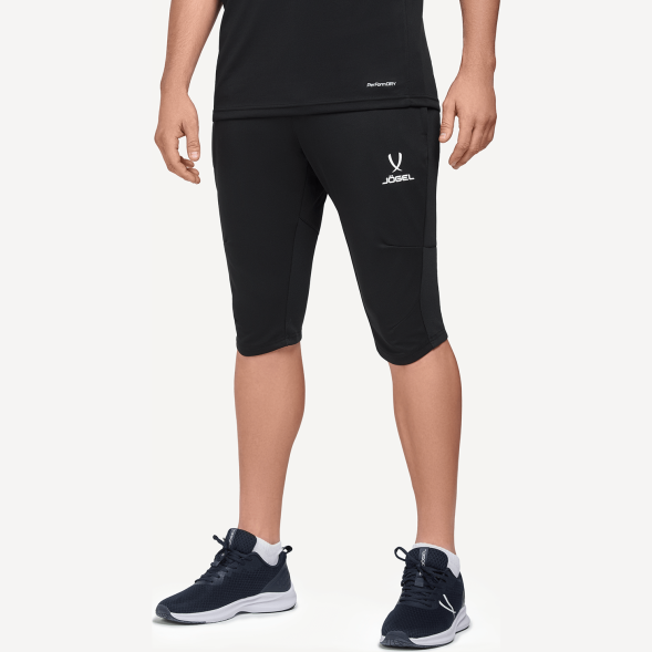 Брюки тренировочные JÖGEL DIVISION PerFormDRY Pro Training Pants 3/4, черный