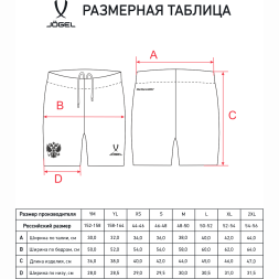 Шорты игровые JÖGEL NATIONAL PerFormDRY Away Shorts, темно-синий