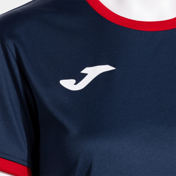 Футболка JOMA CAMISETA MANGA CORTA COMBI PREMIUM MARINO ROJO