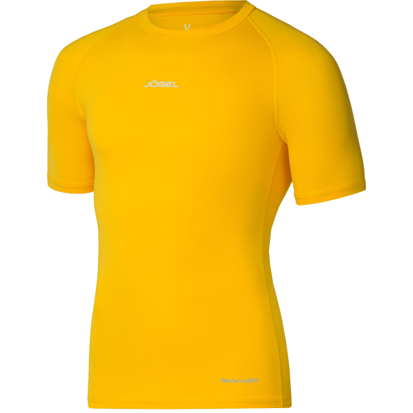Футболка компрессионная с коротким рукавом JÖGEL CAMP PerFormDRY Baselayer SS Tee, желтый