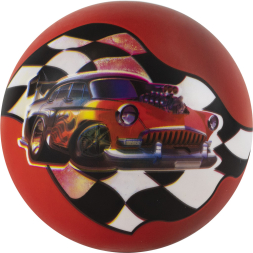 Мяч детский с рисунком Машина,MD-23-06, диаметр 23 см, мультиколор