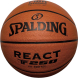 Мяч баск. SPALDING TF-250 React 76967z, р.7, FIBA Approved, композит. кожа (ПУ), коричнево-черный