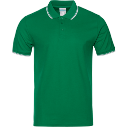 Рубашка поло мужская STAN с окантовкой хлопок/полиэстер 185, 04T