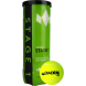 Мяч теннисный детский DIADEM Stage 1 Green Ball, BALL-CASE-GR, уп. 3 шт, фетр, зеленый