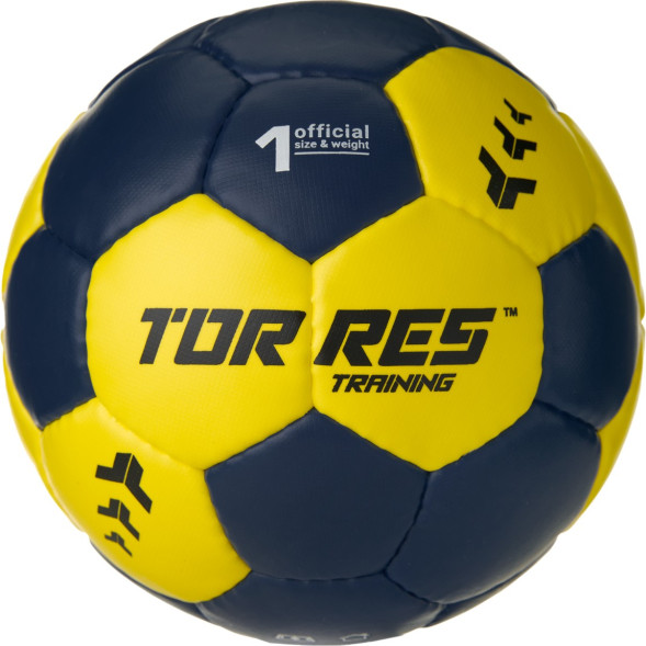 Мяч ганд  TORRES Training, H32451, р 1, ПУ, 4 подкл  слоя, руч  сшивка, мультиколор