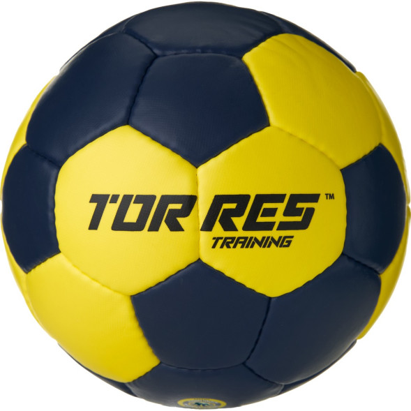 Мяч ганд  TORRES Training, H32451, р 1, ПУ, 4 подкл  слоя, руч  сшивка, мультиколор