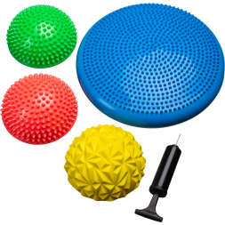 БЕЗ УПАКОВКИ Диски балансировочные STARFIT BP-106, с насосом, комплект