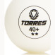 Мяч для наст  тенниса TORRES Training 1*, TT23016, диам  40+ мм, упак  6 шт, белый
