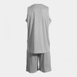 Баскетбольная форма JOMA OLIMPIADA BASKET GRIS MELANGE NEGRO