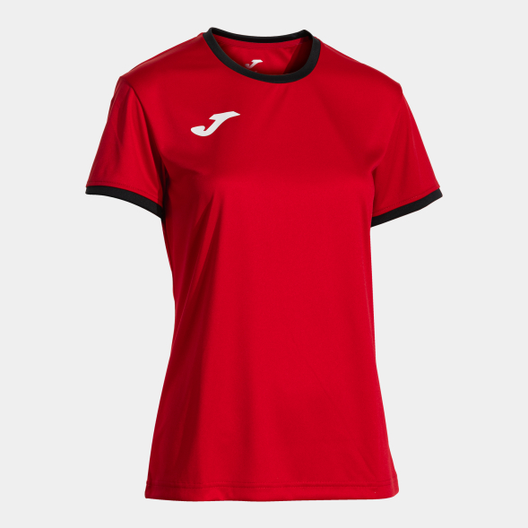 Футболка JOMA CCAMISETA MANGA CORTA COMBI PREMIUM ROJO NEGRO