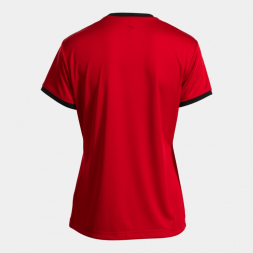 Футболка JOMA CCAMISETA MANGA CORTA COMBI PREMIUM ROJO NEGRO