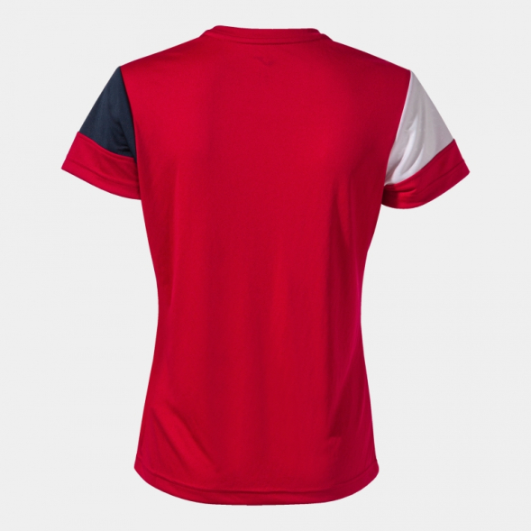 Футболка JOMA CAMISETA MANGA CORTA CREW V ROJO MARINO