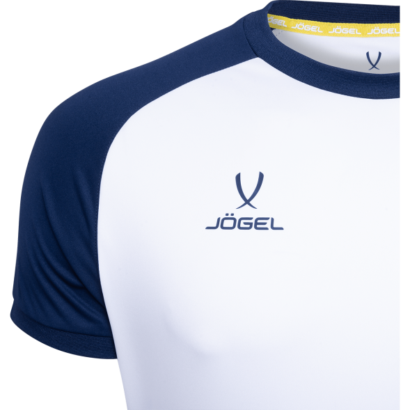 Футболка игровая JÖGEL CAMP Reglan Jersey, белый/темно-синий