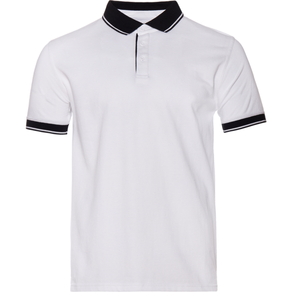 Рубашка поло мужская STAN с контрастными деталями хлопок/полиэстер 185, 04С