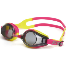 Очки для плавания Atemi, силикон (роз/жёлт), M102
