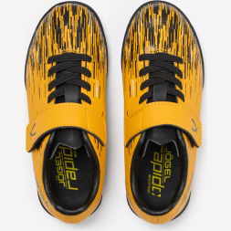 БЕЗ УПАКОВКИ Бутсы многошиповые JOGEL Rapido TF Yellow/black, детский