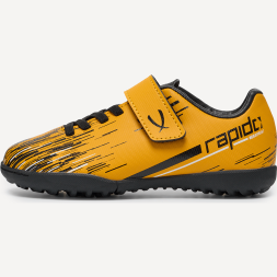 БЕЗ УПАКОВКИ Бутсы многошиповые JOGEL Rapido TF Yellow/black, детский
