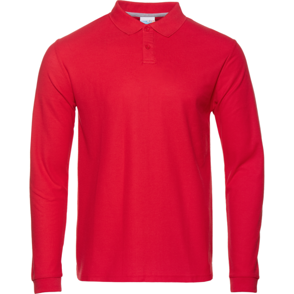 Рубашка поло унисекс STAN длинный рукав хлопок 185, 104LS