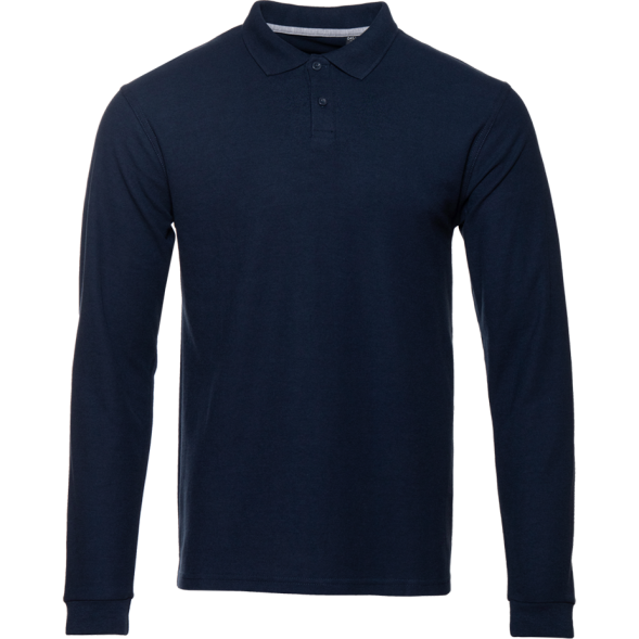 Рубашка поло унисекс STAN длинный рукав хлопок 185, 104LS