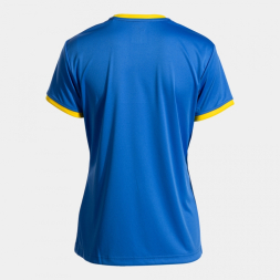 Футболка JOMA CAMISETA MANGA CORTA COMBI PREMIUM ROYAL AMARILLO