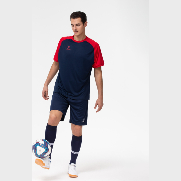 Футболка игровая JÖGEL CAMP Reglan Jersey, темно-синий/красный