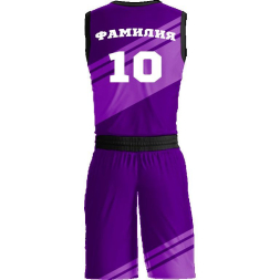 Баскетбольная форма ЭКИПО STRIPE Фиолетовый цвет
