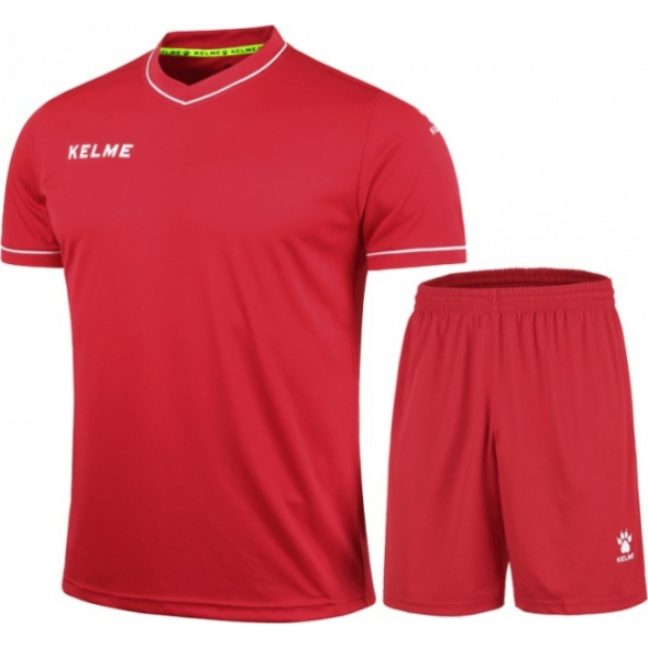 Форма футбольная KELME SHORT SLEEVE SET Красный 