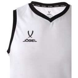 Майка баскетбольная JÖGEL CAMP Basic, белый, детский