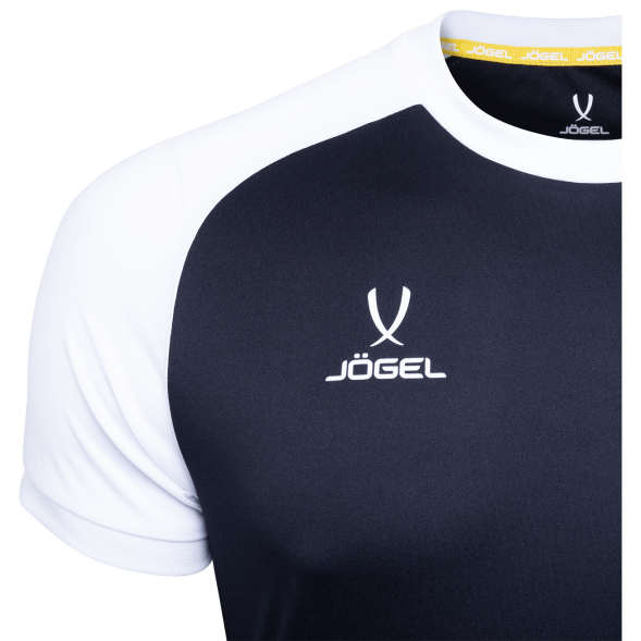 Футболка игровая JÖGEL CAMP Reglan Jersey, черный/белый