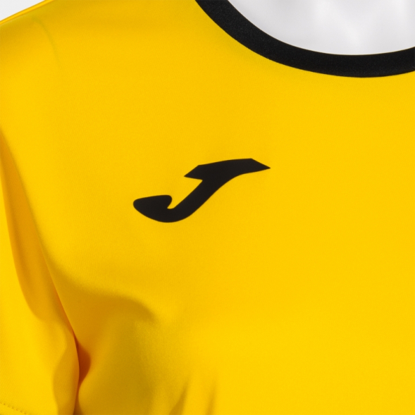 Футболка JOMA CAMISETA MANGA CORTA COMBI PREMIUM AMARILLO NEGRO