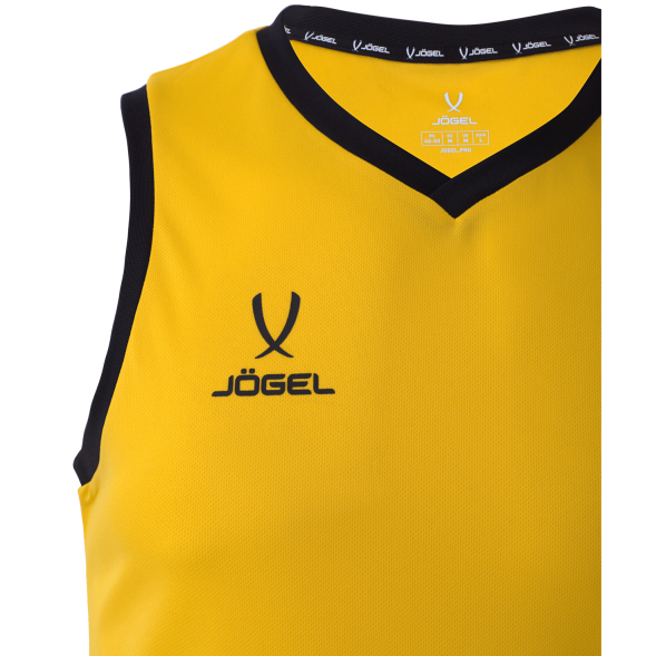 Майка баскетбольная JÖGEL CAMP Basic, желтый, детский