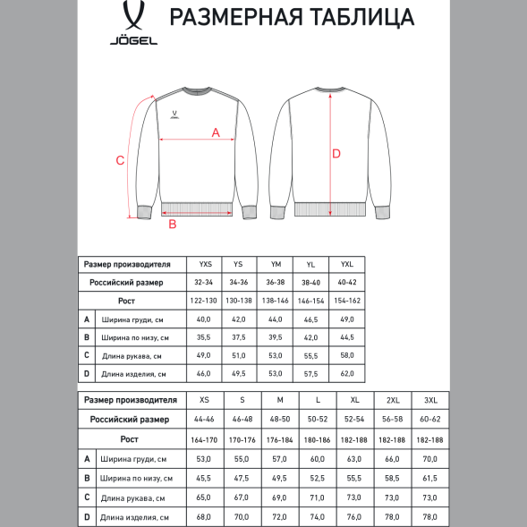 Свитшот JÖGEL ESSENTIAL Sweatshirt, темно-синий, детский