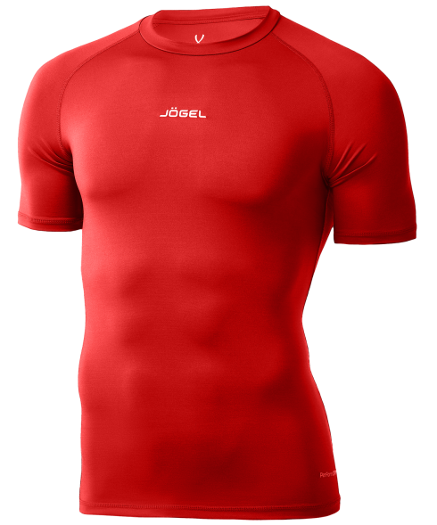 Футболка компрессионная с коротким рукавом JOGEL Camp PerFormDRY Top SS, красный