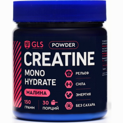 Креатин для набора мышечной массы GLS со вкусом малины, 150 г