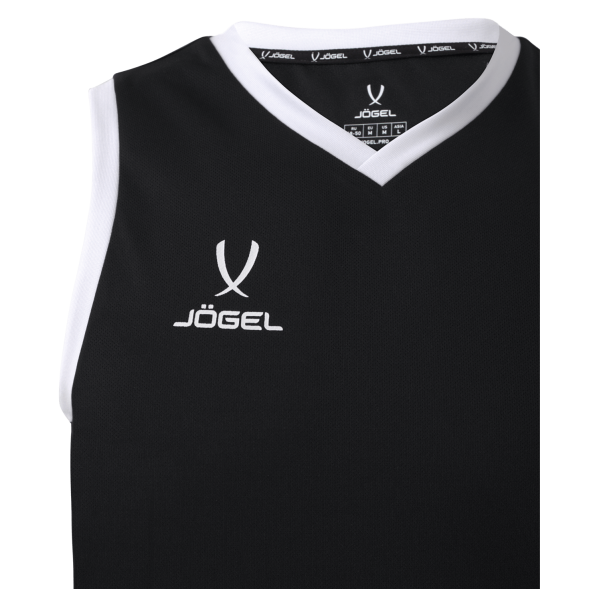 Майка баскетбольная JÖGEL CAMP Basic, черный, детский