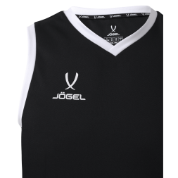Майка баскетбольная JÖGEL CAMP Basic, черный, детский