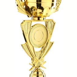 Кубок 182A, зол., подставка пластик, 29 × 12.5 × 9.5 см