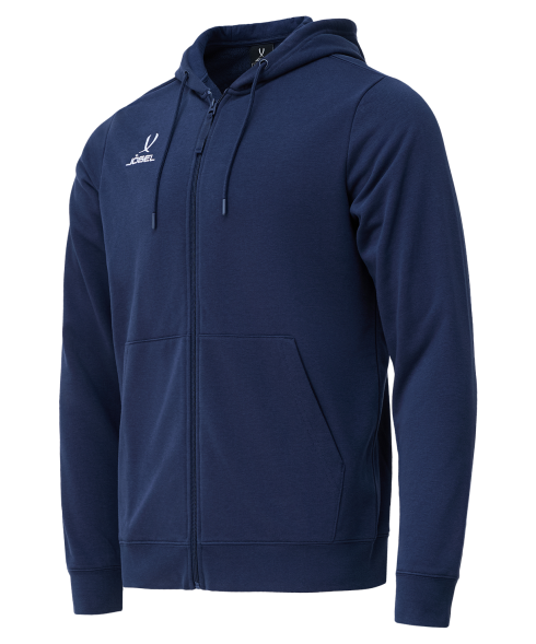 Худи на молнии JOGEL ESSENTIAL Cotton Zip Hoodie, темно-синий