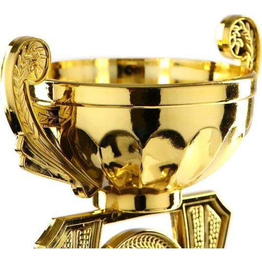 Кубок 182B, зол., подставка пластик, 24 × 12 × 8.3 см