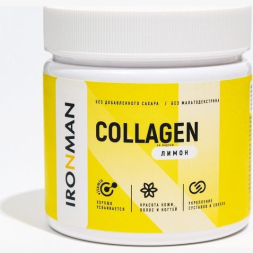 Коллаген &quot;Ironman&quot;, лимон, 200 г