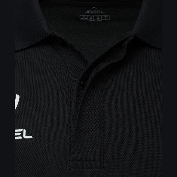 Поло JÖGEL CAMP 2 Poly Polo, черный, детский