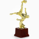 Наградная фигура кубок «Футболист», A, золото, подставка пластик, 23,5 х 12,5 х 7,5 см